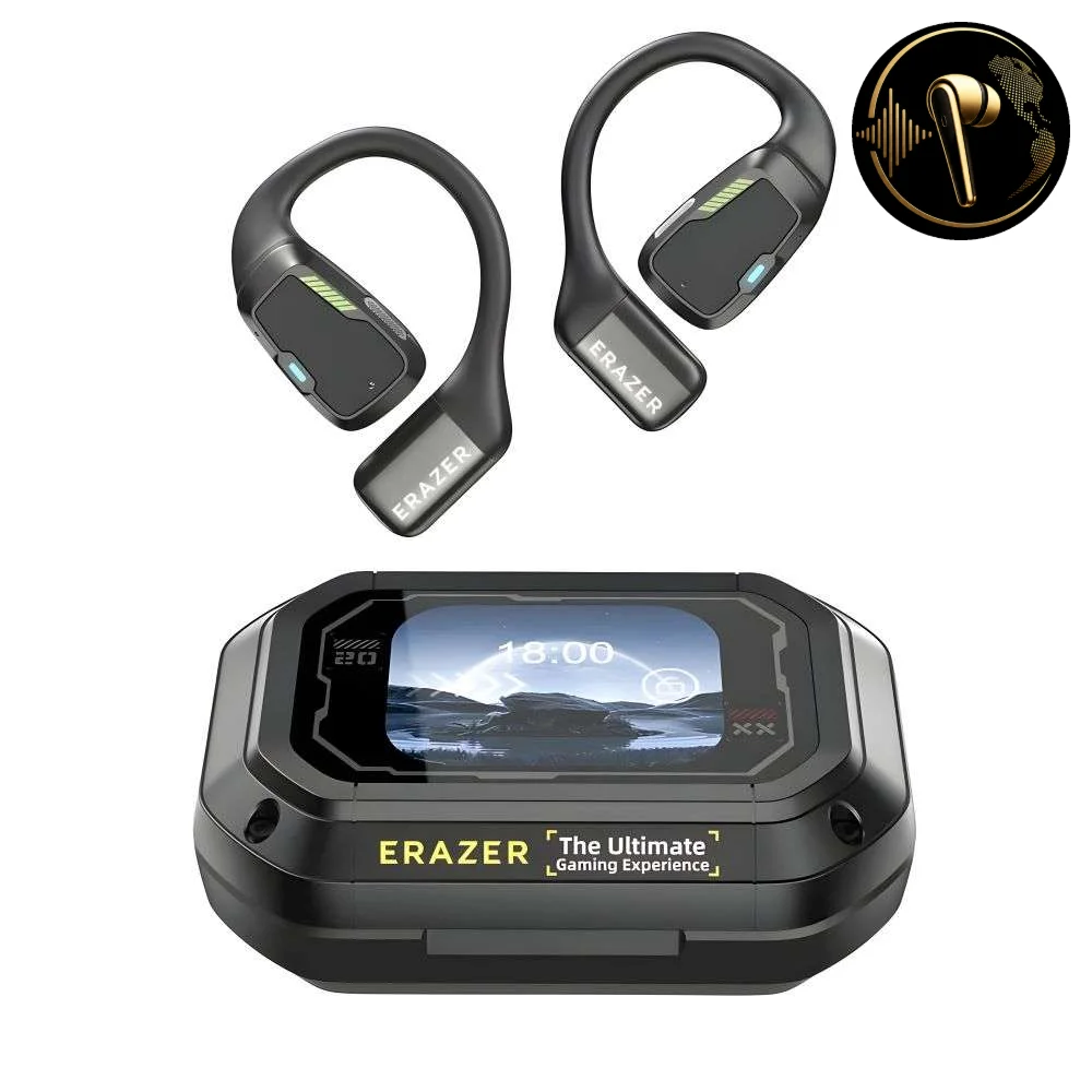 ecouteur traducteur business Traducteur écouteur tactile affaires noir Bluetooth 5.4