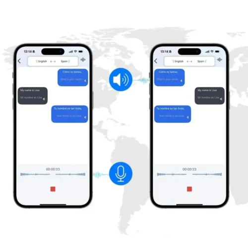 Écouteur Traducteur Polyglotte Discret Mode Conversation