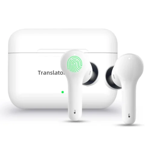 Écouteur Traducteur Multilingue Vocal Double Micro