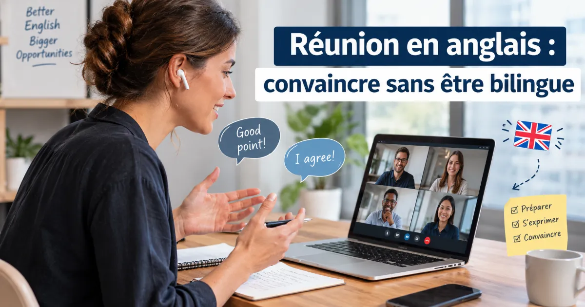 Lire la suite à propos de l’article Réunion en anglais : convaincre sans être bilingue